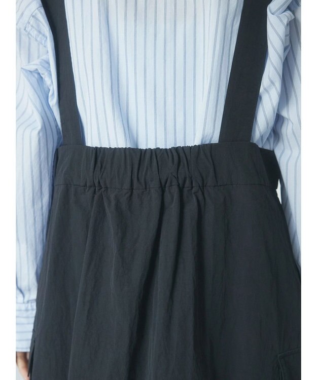 Green Parks ａ．ポケット付きジャンスカ Black