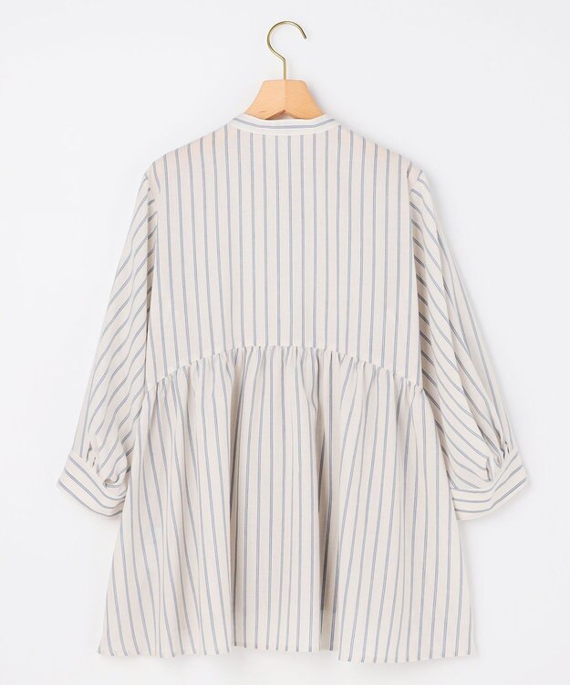 組曲 S 【先行予約】ニューリヨセルシャーティングペプラム ブラウス ベージュ系1