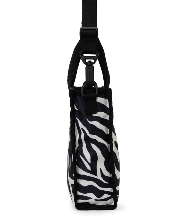 LeSportsac MINI N/S TOTE/クリームブラックゼブラ クリームブラックゼブラ