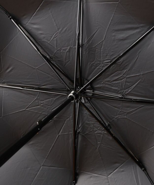 AURORA BLAO (ブラオ) ボーダー柄 晴雨兼用傘(折りたたみ傘) シルバーグレー