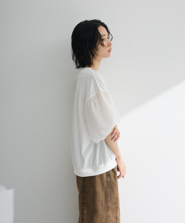 Green Parks 袖バルーンドッキングプルオーバー Off White