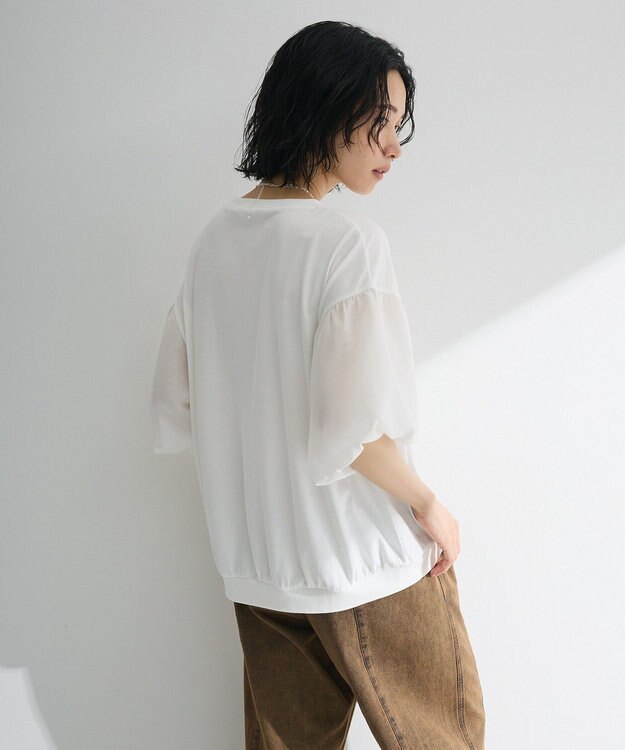 Green Parks 袖バルーンドッキングプルオーバー Off White