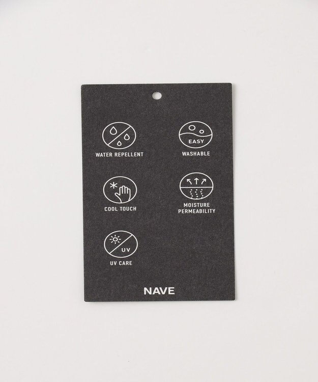 NAVE 【ReNAVE　撥水機能・UVカット・透湿・接触冷感・洗える】ナイロンタスランパンツ ブラック系