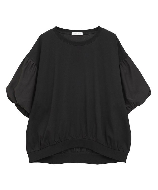 Green Parks 袖バルーンドッキングプルオーバー Black