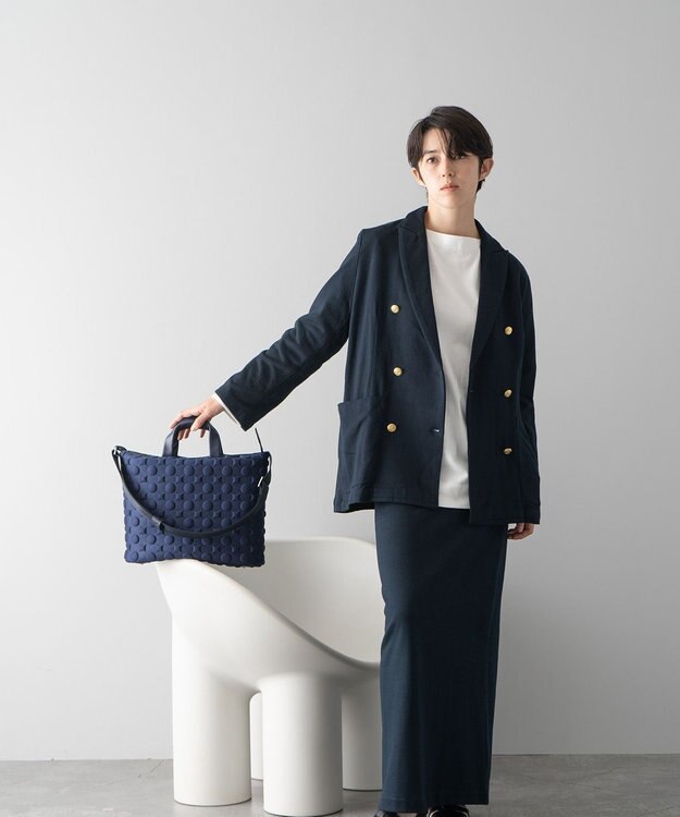 MIYABIYA 【撥水加工】La quoh with kirakaracho 2wayトート 瑠璃紺(るりこん)