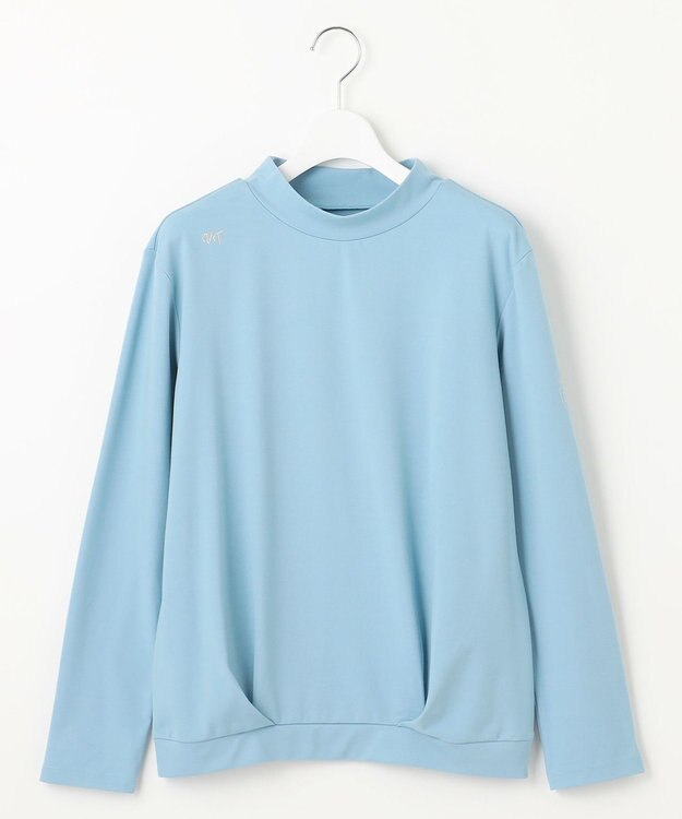 23区GOLF 【WOMEN/EC限定】【吸水速乾/UVケア】シンプル モックネック スカイブルー系