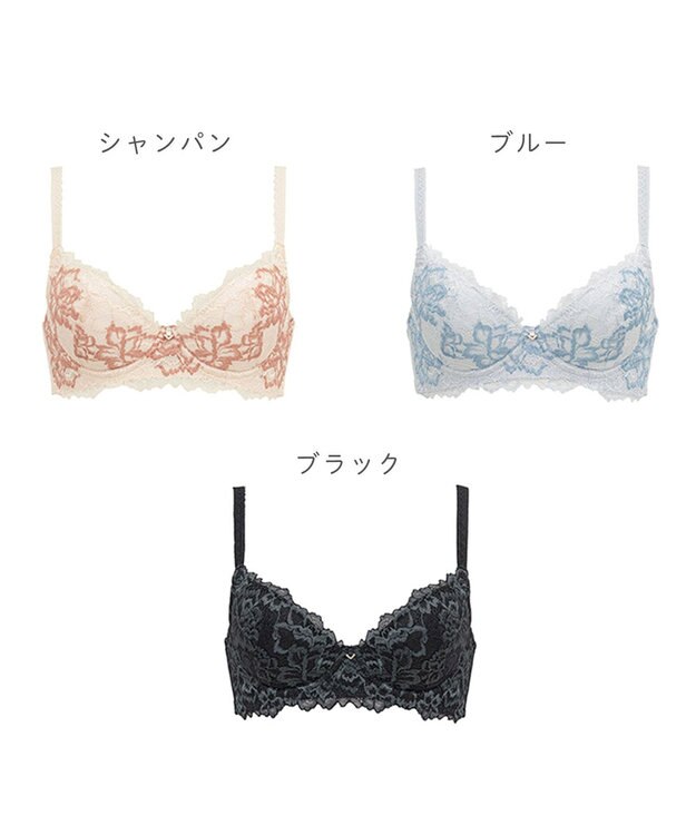 BRADELIS New York 【BRADELIS New York / 育乳補整ブラ・STEP1 集める】ウェンディステップ1ブラ24S2 シャンパン