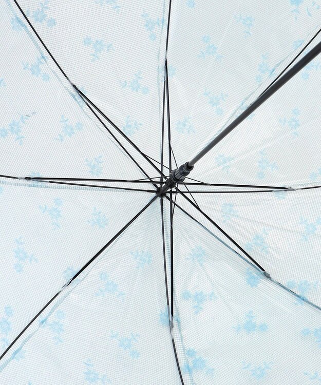 ANY SIS 【WEB限定】レース柄 アンブレラ ブルー