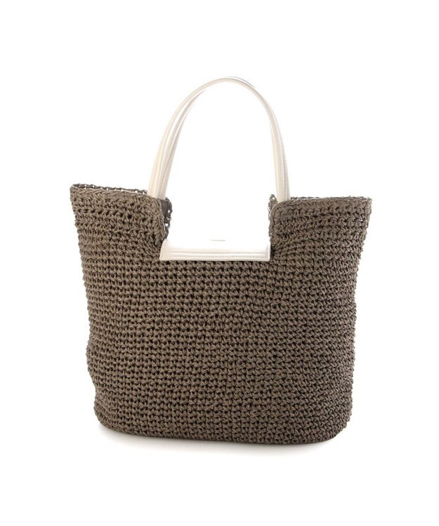 UNBILLION カシュカシュ cachecache / ベルトフラップクロッシェトート カゴバッグ GY