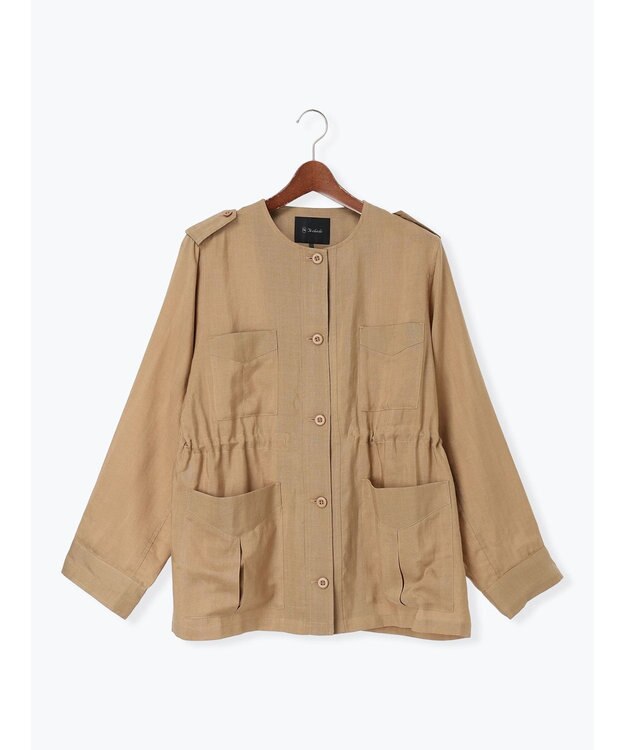 Te chichi ノーカラーサファリジャケット《2026 spring catalog item》 ベージュ