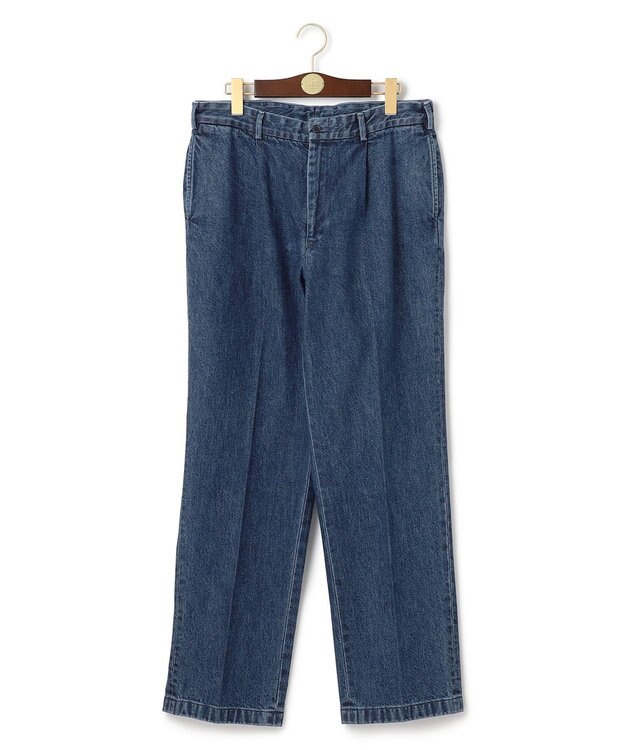 J.PRESS MEN 【J.PRESS ORIGINALS】SHIOTA DENIM PIPED STEM 1TUCK / JAPAN MADE ブルー系