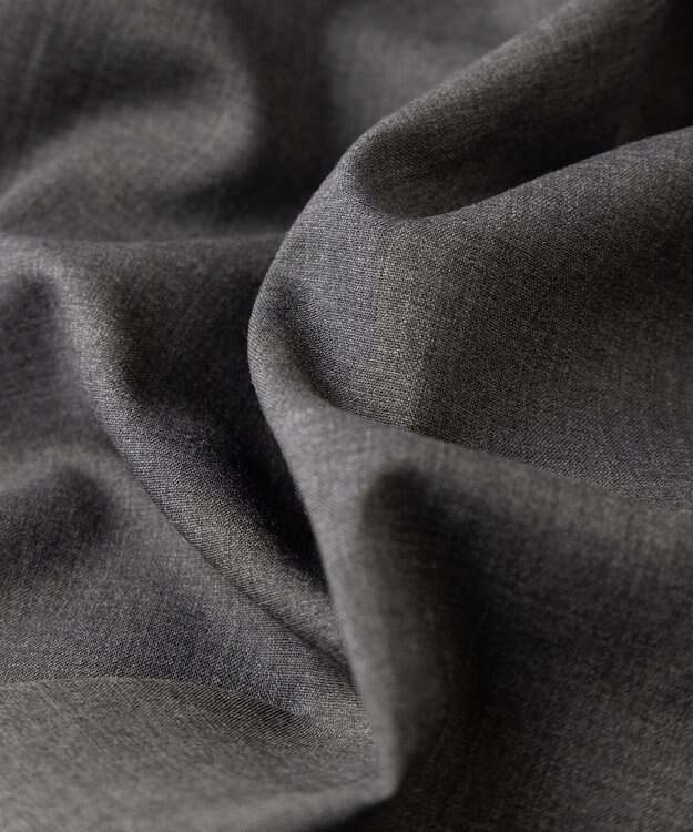 GOTAIRIKU ロングセラー【洗える/折り目加工/シワになりにくい/ウエストアジャスター】ウォッシャブル サマーウール100％パンツ_定番色(ノータック)25年モデル グレー系