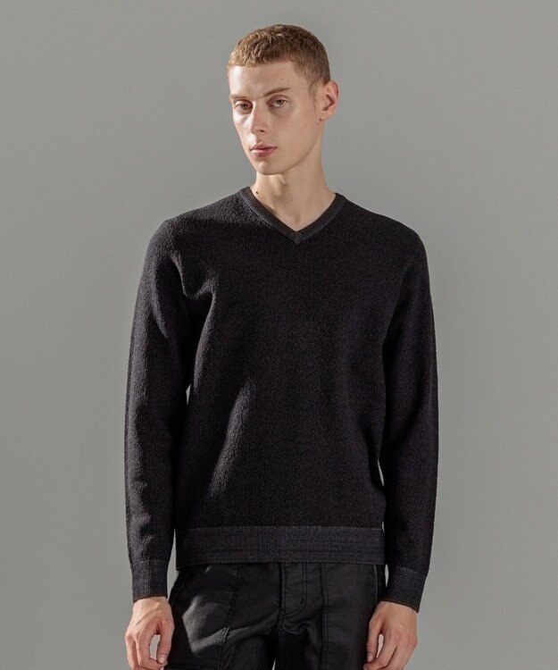 JOSEPH HOMME ライトアムンゼン　Vネック グレー系