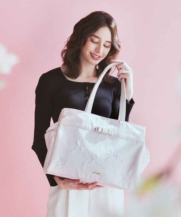 Maison de FLEUR sakura3ルームトートバッグ Pink