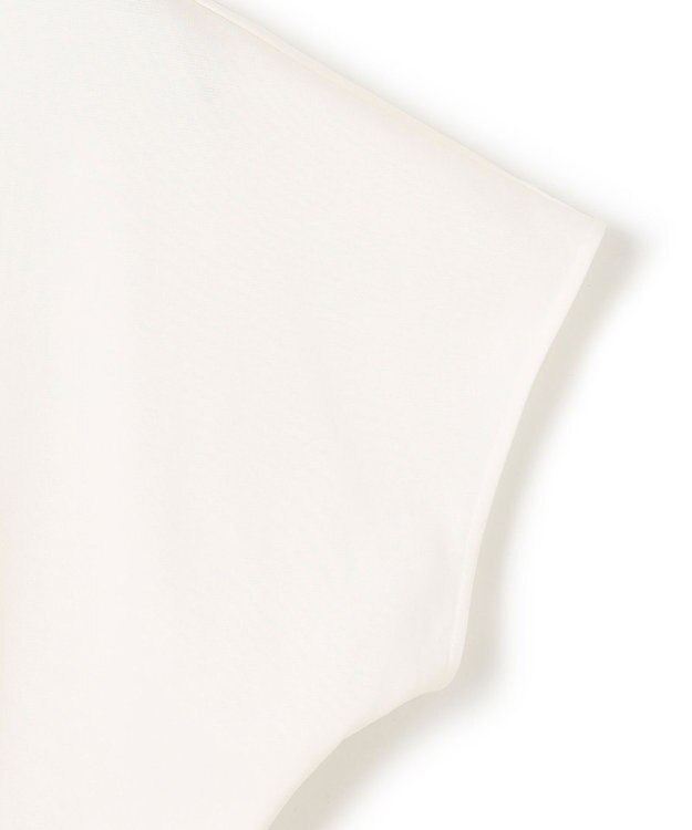 uncrave ダブルフェイスジャージー ドルマンスリーブリブトップス オフ