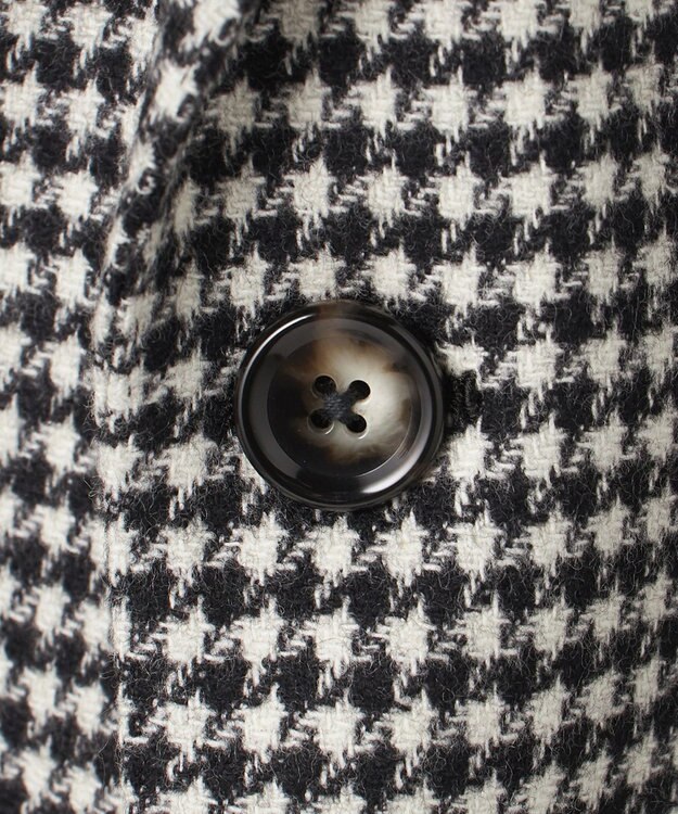 GOTAIRIKU 新色追加【一部ストレッチ】カシミヤブレンド 定番ツイードジャケット(25年モデル) ブラック×千鳥格子(25年新色)