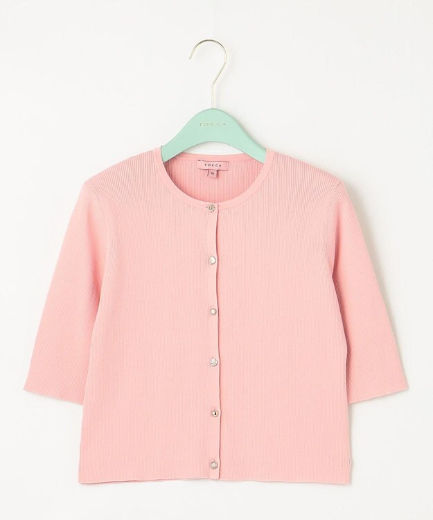 TOCCA 【洗える！】HONEY DEW カーディガン ピンク系