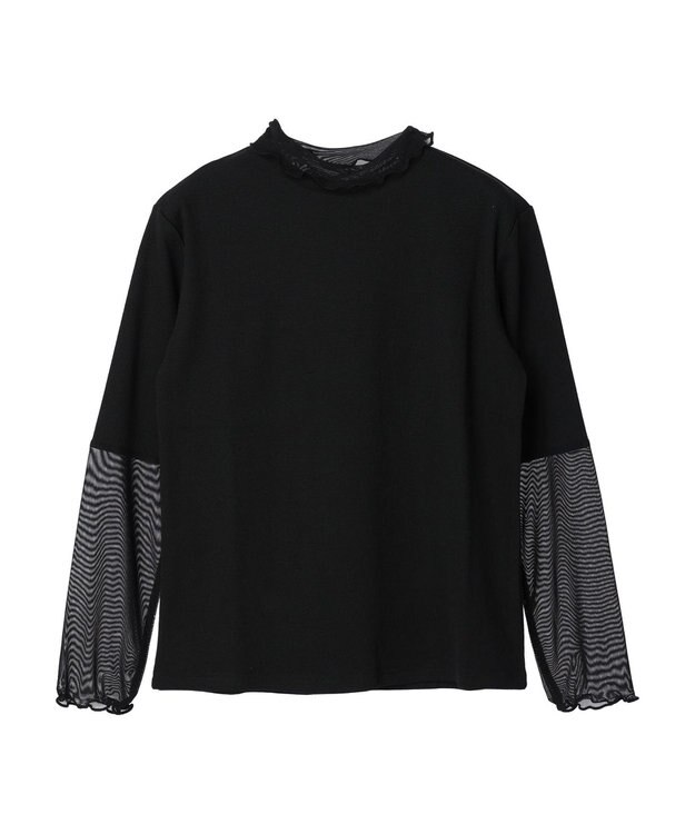 Green Parks ・ＲＡＹ　ＣＡＳＳＩＮ　シアーキリカエハイネック Black