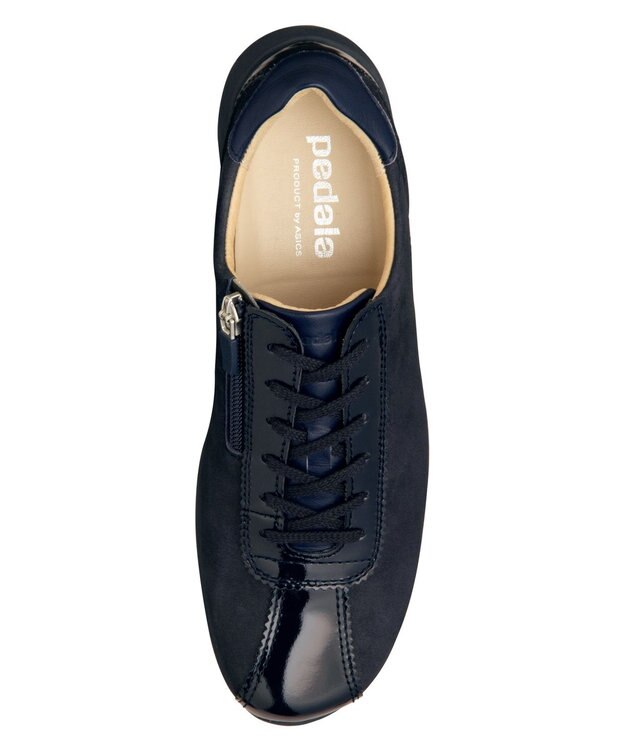 ASICS WALKING ペダラ レディース D  3.0CMヒール ブルー系