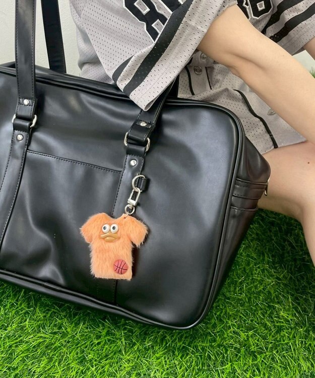 WEGO イケイケスポーツユニフォームモンスターぬいぐるみキーホルダー オレンジ