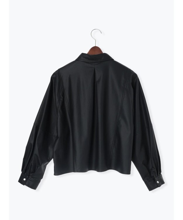 Te chichi ファブリックアソートクロップトシャツ《2025Autumn catalog vol.2 item》 ブラック