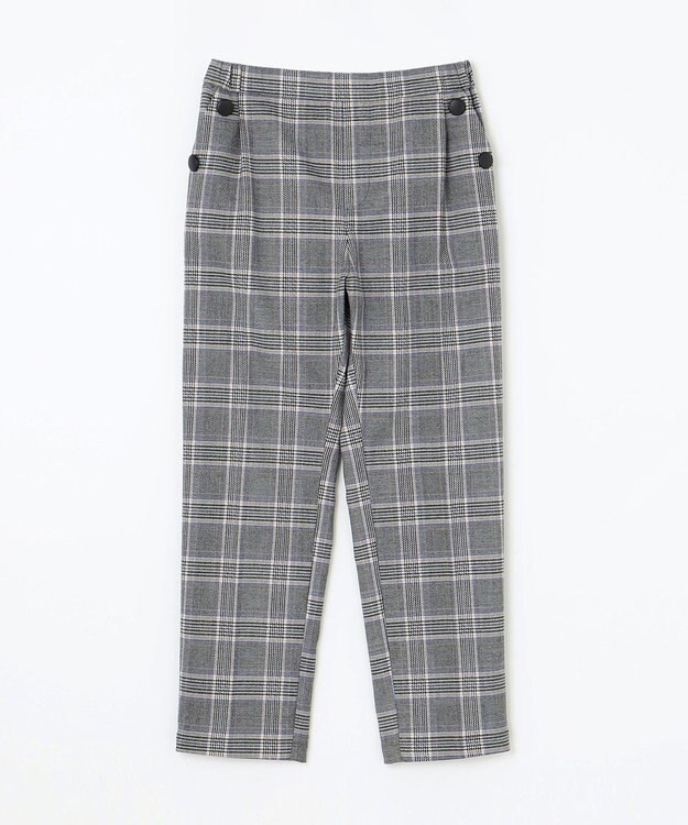 組曲 KIDS 【150-160cm】キチントチェック パンツ グレー系3