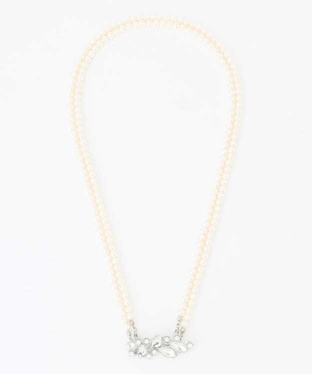 ANY 【2セット】【3WAY】パールブローチセットネックレス シルバー