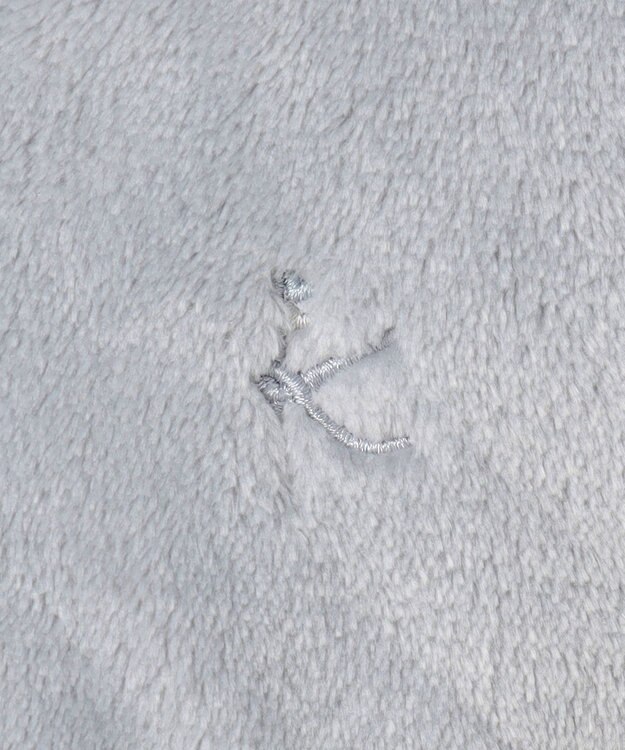 組曲 KIDS 【90㎝】あったかリバーシブルマント グレー