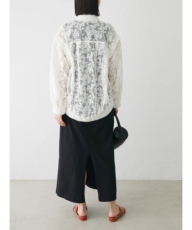 Green Parks ２ＷＡＹ　レースブルゾン Off White