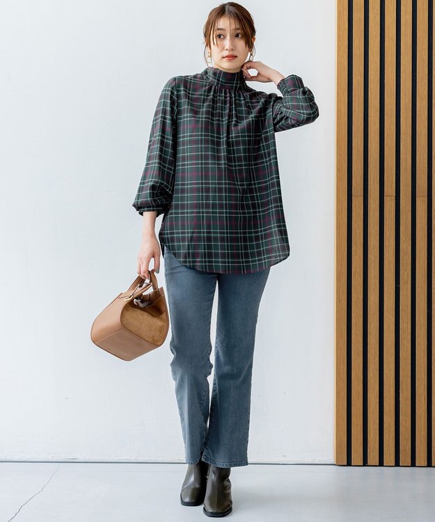 組曲 L 【23AW】DENIM フレアパンツ ブルー系