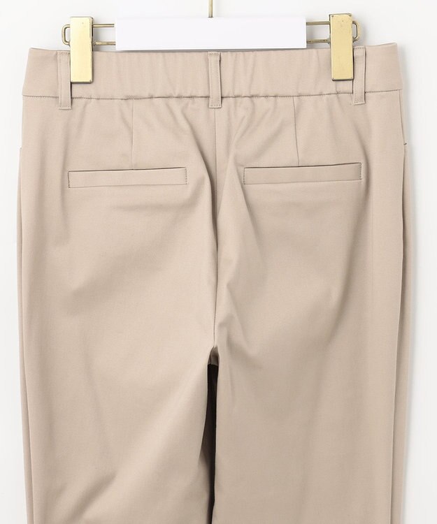 ANY SIS 【撥水】サテンストレッチビューティ パンツ ベージュ