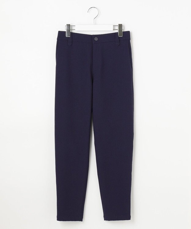 23区GOLF 【WOMEN】【洗える】ドットジャガード テーパードパンツ ネイビー系