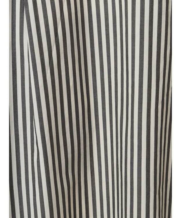 CRAFT STANDARD BOUTIQUE バンドカラーシャツ Stripe Gray