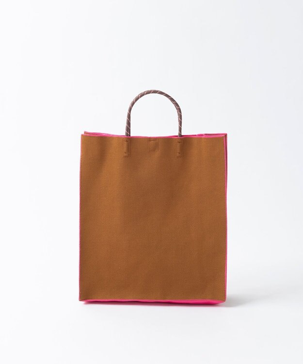 TRICOTE PAPER KNIT BAG LARGE / ペーパーニットバッグ大 87BROWN
