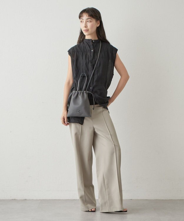 IACUCCI 【BEST SELLER】グラネッロ 2WAYTOTE  CERVO チャコールグレー