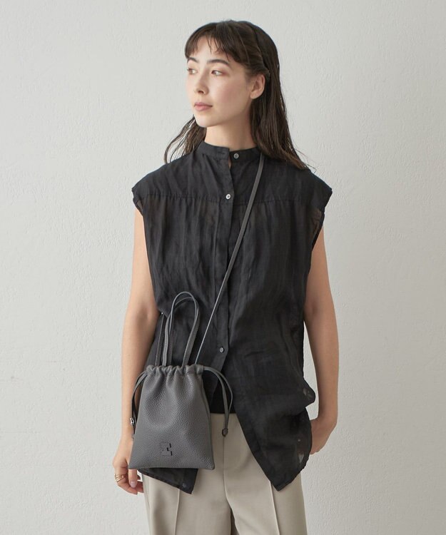 IACUCCI 【BEST SELLER】グラネッロ 2WAYTOTE  CERVO チャコールグレー