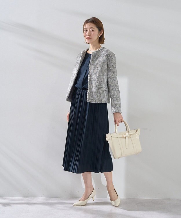 YECCA VECCA ツイードジャケット(1) Mix