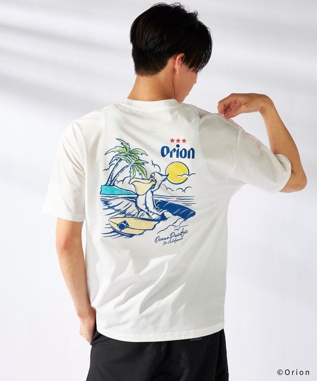 OP／FILA 【Ocean Pacific×ORION】UPF50+ペアテックスTシャツ ホワイト