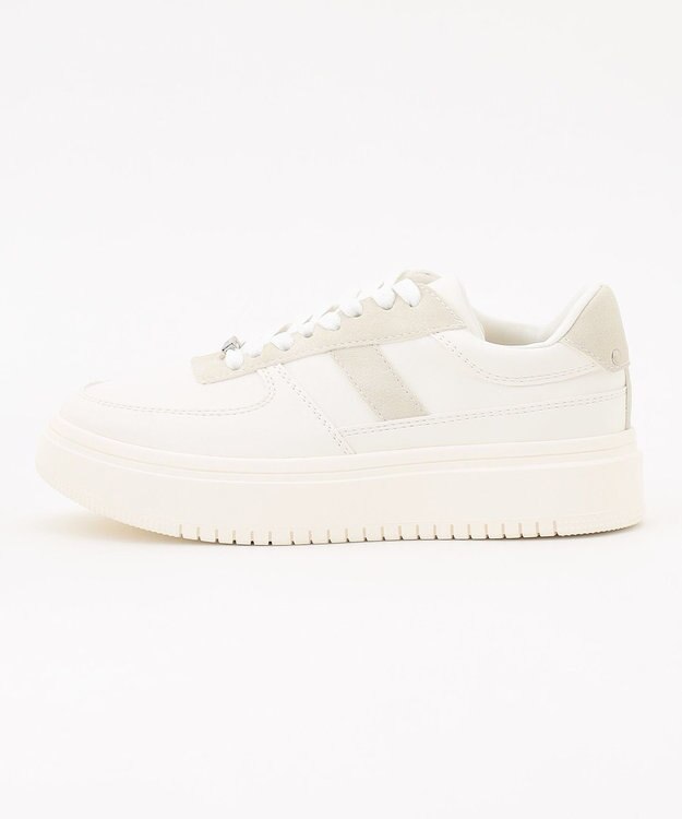 ICB はっ水スニーカー オフホワイト系