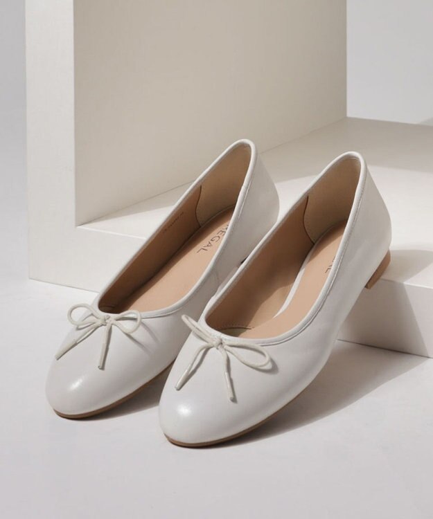 REGAL FOOT COMMUNITY 【リーガルレディース】F79Q バレエシューズ フラットシューズ アイボリー