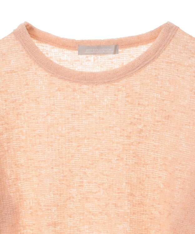 Green Parks シアーワッフルプルオーバー Orange