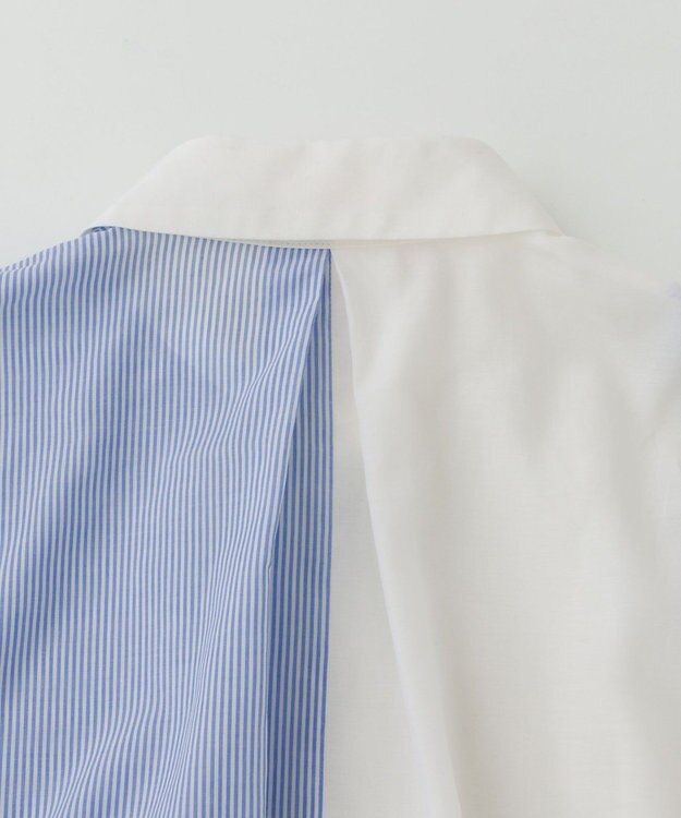 POLS MINIストライプ チュニック ブルー