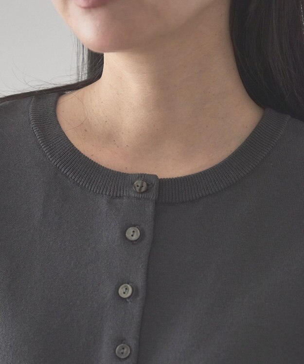 AMERICAN HOLIC 【前後2WAY】裾レースベスト Charcoal Gray