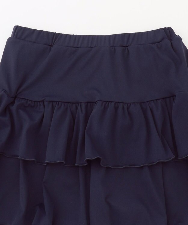 組曲 KIDS 【UVカット】【SS-Lサイズ】マリンストライプ スイムウェア(セパレート) コーラル