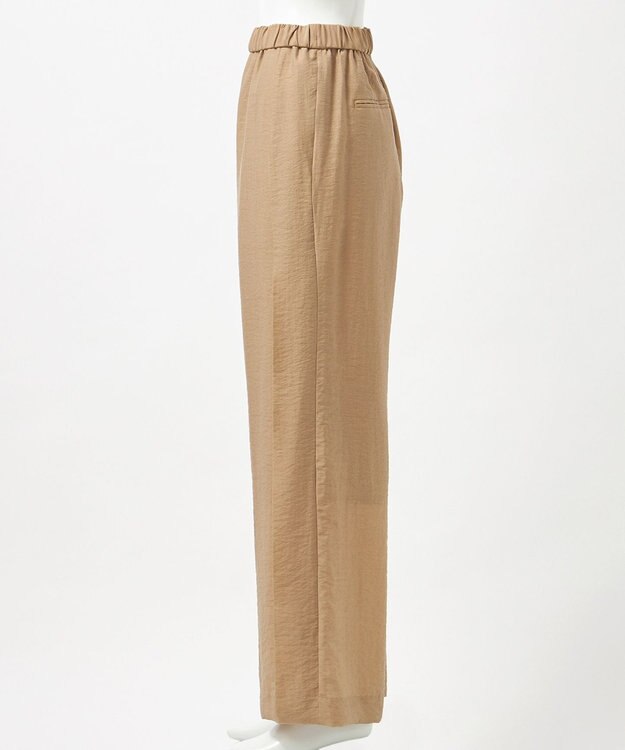 23区 【GOLD LABEL】シアーシルク パンツ キャメル系