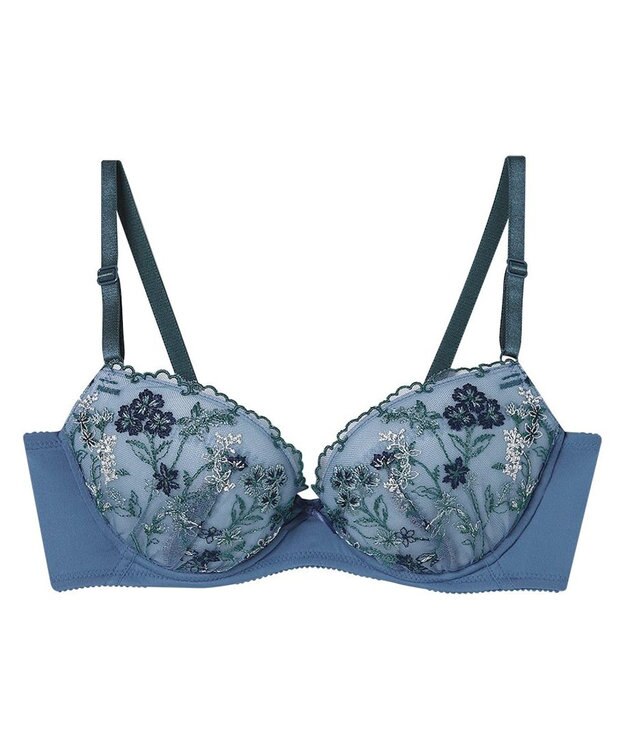 une nana cool ボタニカル柄のレースが華やか Botanic Garden インディゴブルー