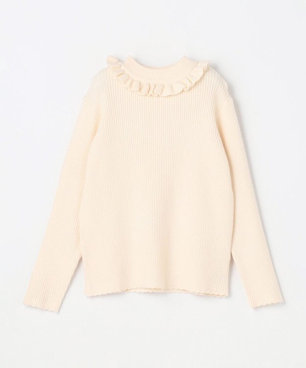 ANY KIDS しあわせタッチニット エクリュ