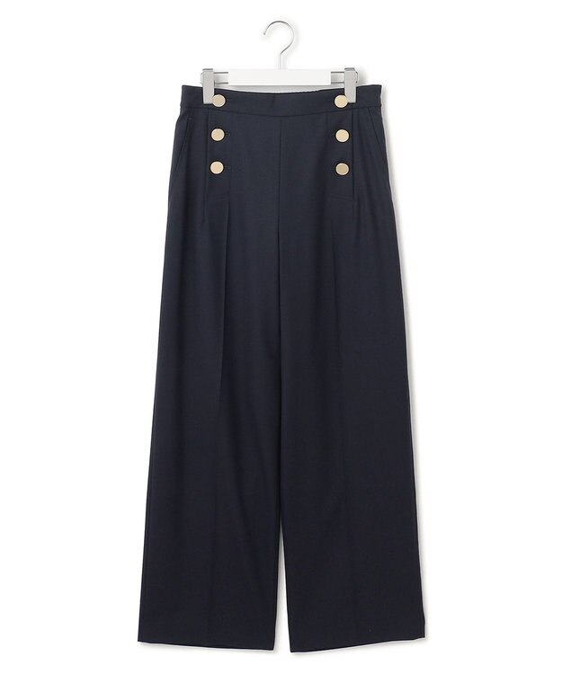 23区 ウーステッドウールツイル マリン パンツ ネイビー系