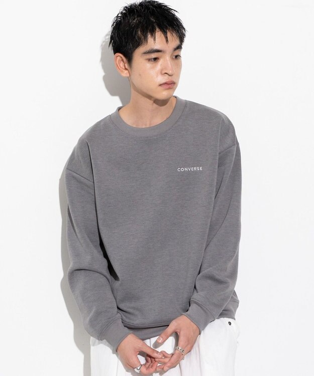 WEGO 【ユニセックス着用ITEM】CONVERSEバックサガラプルオーバー スミクロ