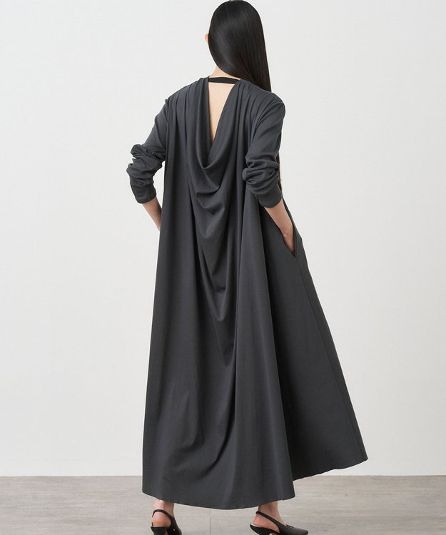 ATON SUVIN FRISE | フレアドレス CHARCOAL GRAY